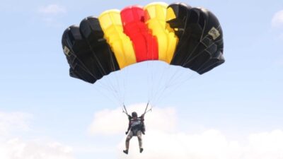 Nusawiru Pangandaran Dijadikan Pusat Latihan para Atlet Terjun Payung Jelang PON XX Papua 2021