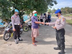Satuan Polisi Perairan Polres Ciamis Sambangi Masyarakat Pesisir