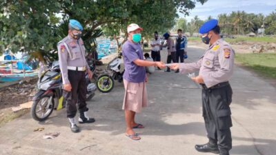 Satuan Polisi Perairan Polres Ciamis Sambangi Masyarakat Pesisir