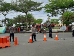 Polres Ciamis Lakukan Pengamanan Pantai Pangandaran