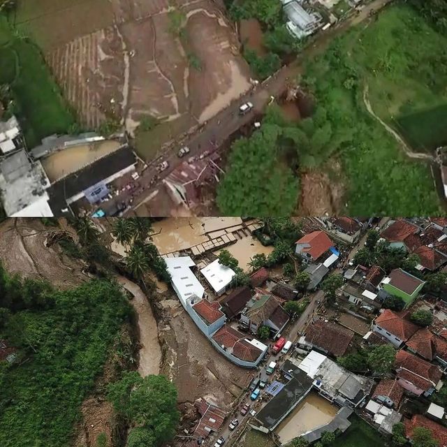 Info Terkini Lokasi Terdampak Banjir Bandang di Garut
