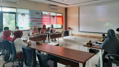 Bahas Perkembangan Program KLA, Pemkab Pangandaran Gelar Rapat