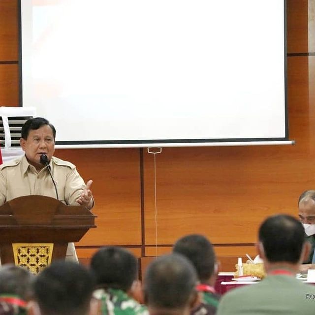 Prabowo Ajak Seluruh Stakeholder TNI Susun Strategi Pertahanan Indonesia