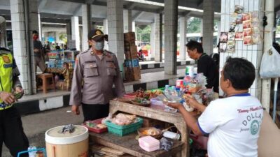 Jajaran Polres Ciamis Lakukan Operasi Yustisi Protokol Kesehatan di Tempat Fasilitas Umum