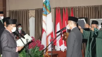 Pelantikan PAW Anggota DPRD Kabupaten Pangandaran Tahun 2022 Melalui Rapat Paripurna