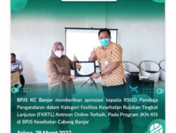 RSUD Pandega Pangandaran Raih Penghargaan dari BPJS Kesehatan