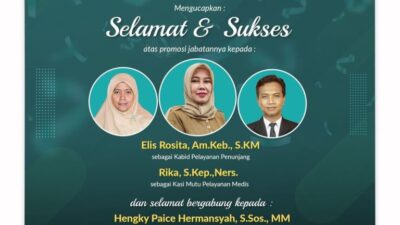 SELAMAT, Dua Pegawai RSUD Pandega Pangandaran Dapat Promosi Jabatan
