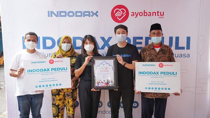 Indodax Gandeng Ayobantu Adakan Program CSR Ramadan