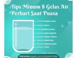 RSUD Pandega Pangandaran Berikan Tips Agar Tetap Semangat Saat Puasa dengan Minum 8 Gelas Air Perhari