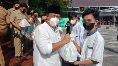 SMPN 1 Pangandaran Galang dana untuk Anak Siswa Yatim Piatu dan Dhuafa