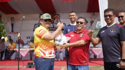 Bupati Pangandaran Membuka Kejuaraan Tarkam Kemenpora Tahun 2023