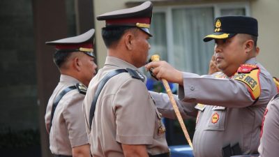 Kapolres Pangandaran AKBP Imara Utama Pimpin Sertijab Kasat Res Narkoba