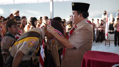 Memajukan Pramuka Garuda di Pangandaran, 300 Anggota Baru Dikukuhkan
