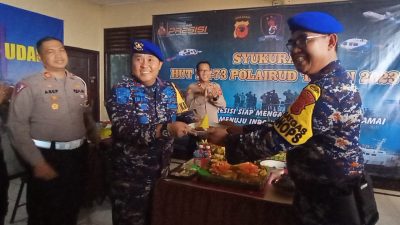 HUT ke 73, Kapolres Pangandaran Beri Semangat Kepada Anggota Polairud