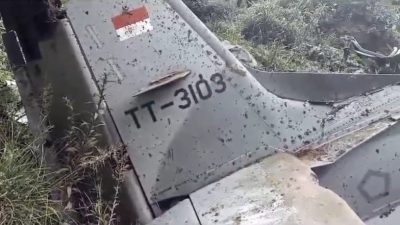 Pesawat Latih TNI AU Jatuh di Pasuruan, 4 Prajurit Gugur