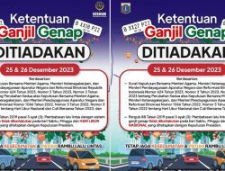 Kebijakan Lalu Lintas Natal 2023: Ganjil Genap DKI Jakarta Ditiadakan