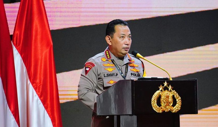 Kapolri Jenderal Listyo Sigit Prabowo Memimpin Rakernis Gabungan Lima Divisi Polri