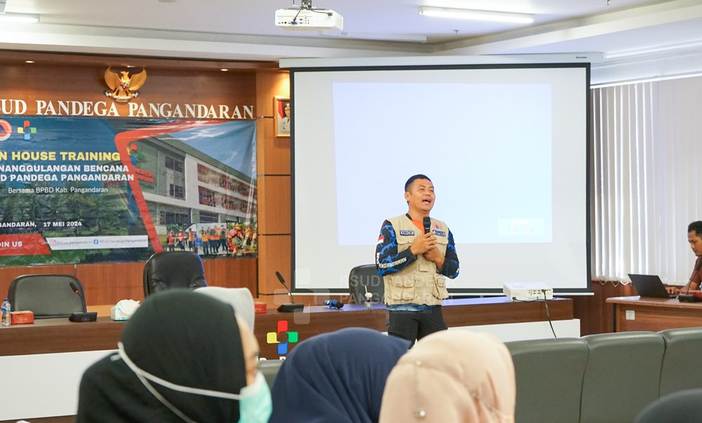 Pelatihan Penanggulangan Kebakaran dan Bencana Melalui In House Training di RSUD Pandega Pangandaran