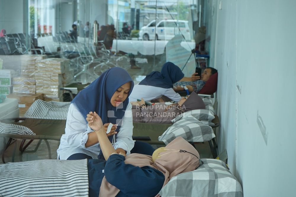RSUD Pandega Pangandaran Gelar Donor Darah dalam Peringatan Hari Donor Darah Sedunia 2024