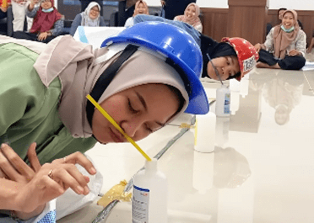 Keseruan Lomba Antar Pegawai RSUD Pandega Pangandaran dalam Rangka HUT Ke-79 RI