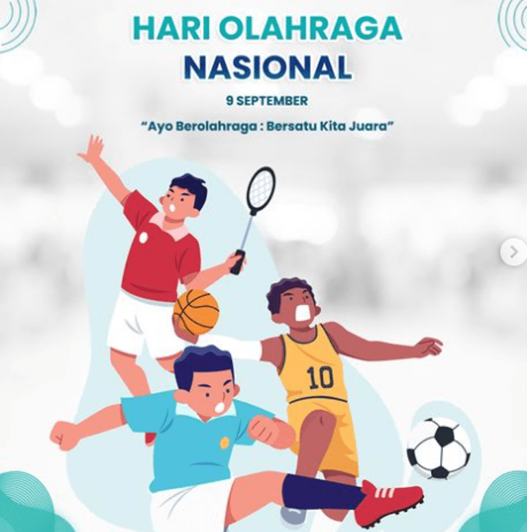 Hari Olahraga Nasional 9 September. RSUD Pandega Pangandaran: Ayo Berolahraga, Bersatu Kita Juara