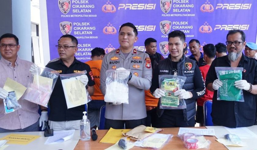 Jaringan Narkoba Keluarga di Bekasi Ditangkap, Polisi Sita 1 Kilogram Sabu