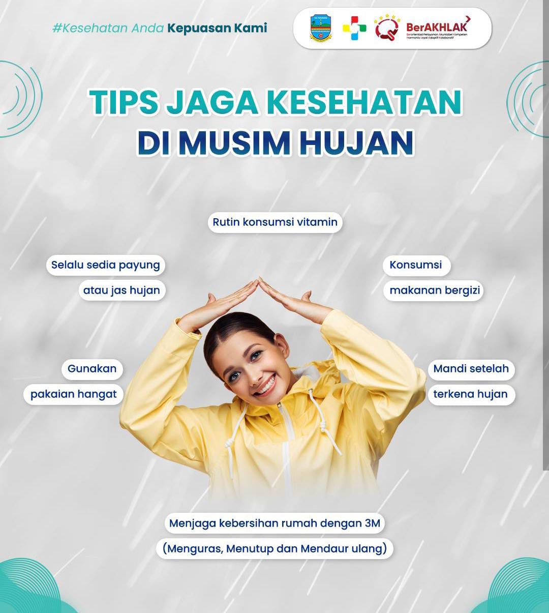 RSUD Pandega Pangandaran Berikan Tips Menjaga Kesehatan di Musim Hujan