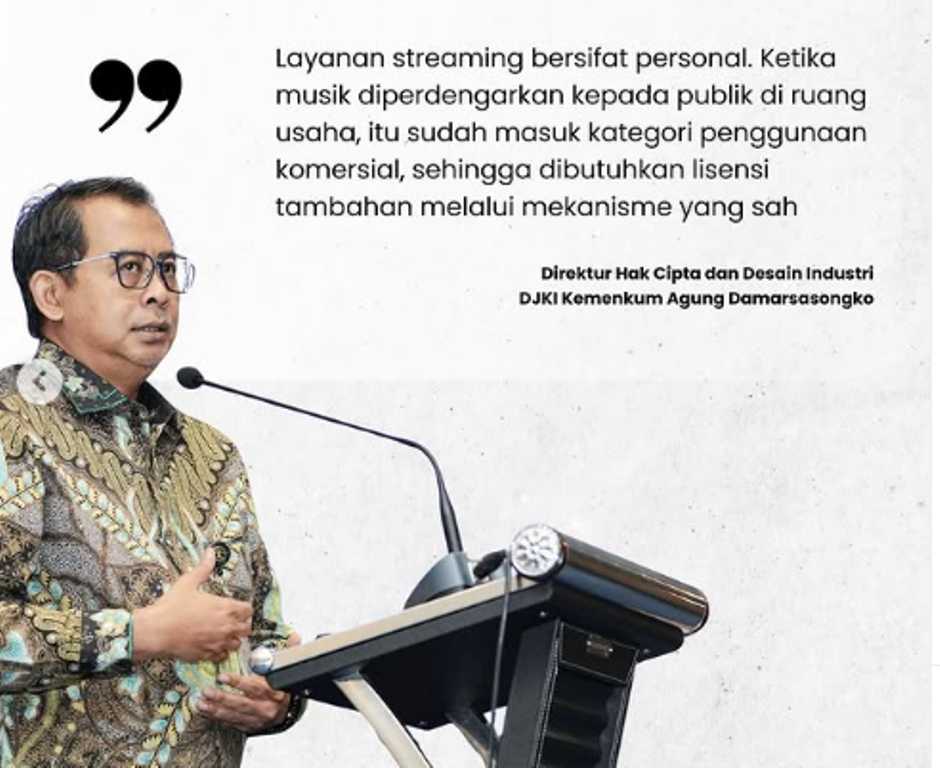 Pengusaha Wajib Bayar Royalti Musik di Tempat Usaha: Ini Penjelasan DJKI