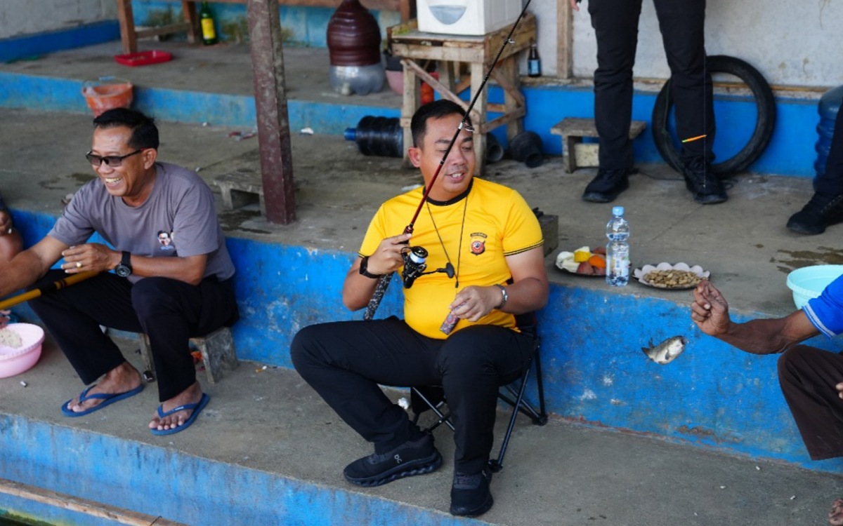 Meriahkan HUT ke 80 RI, Polres Pangandaran Gelar Lomba Mancing Mania