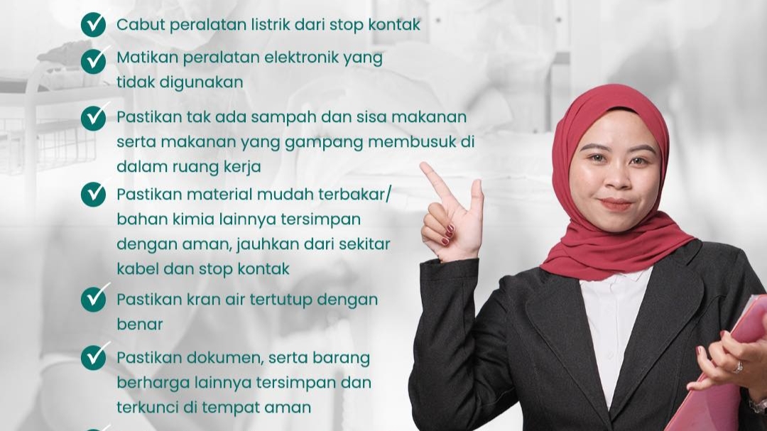 Tips RSUD Pandega Pangandaran, Agar Tempat Kerja Tetap Aman Saat Libur Kemerdekaan