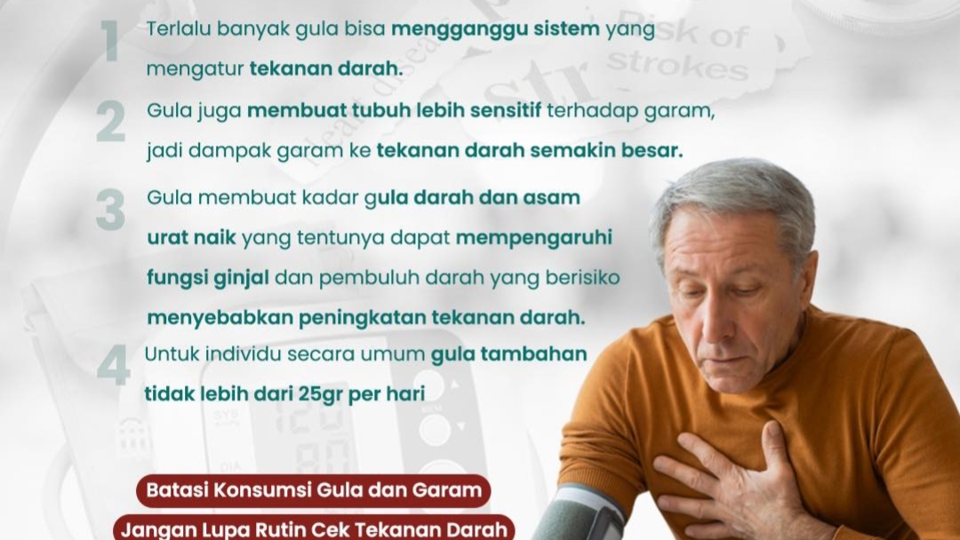 Gula Juga Bisa Bikin Hipertensi, Ini Penjelasan Dari RSUD Pandega Pangandaran