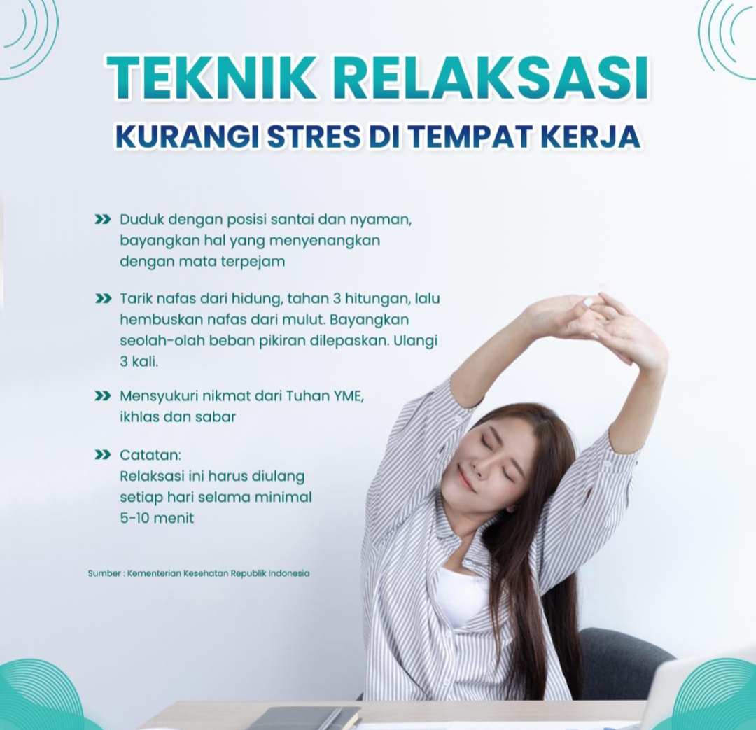 Kabar Baik: RSUD Pandega Pangandaran Bagikan Tips Relaksasi Kurangi Stres di Tempat Kerja