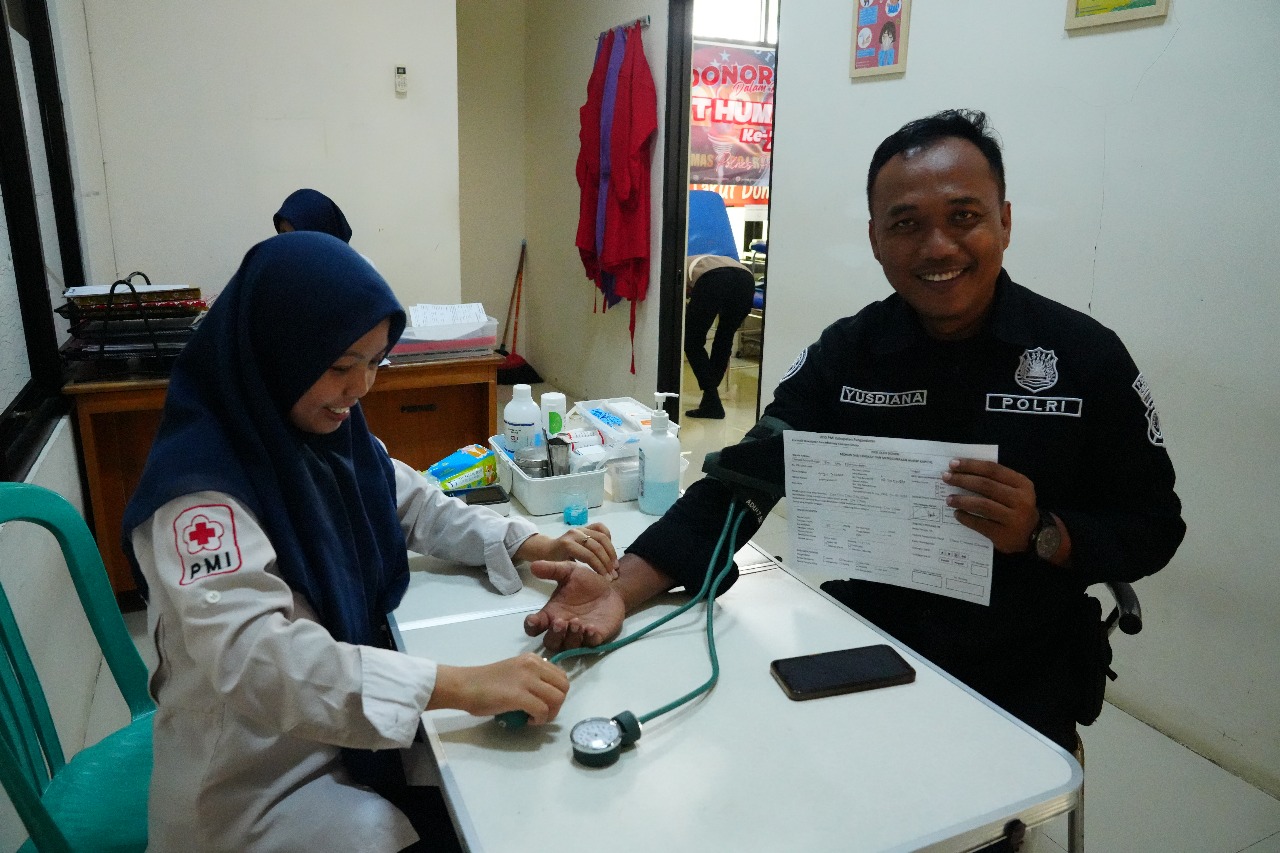 HUT Humas Polri ke 74, Polres Pangandaran Gelar Bakti Sosial, PMI: Butuh Stok Darah