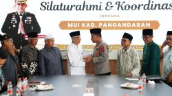 Silaturahmi Kapolres dan MUI Pangandaran, Komitmen Bersama Jaga Moralitas dan Kamtibmas