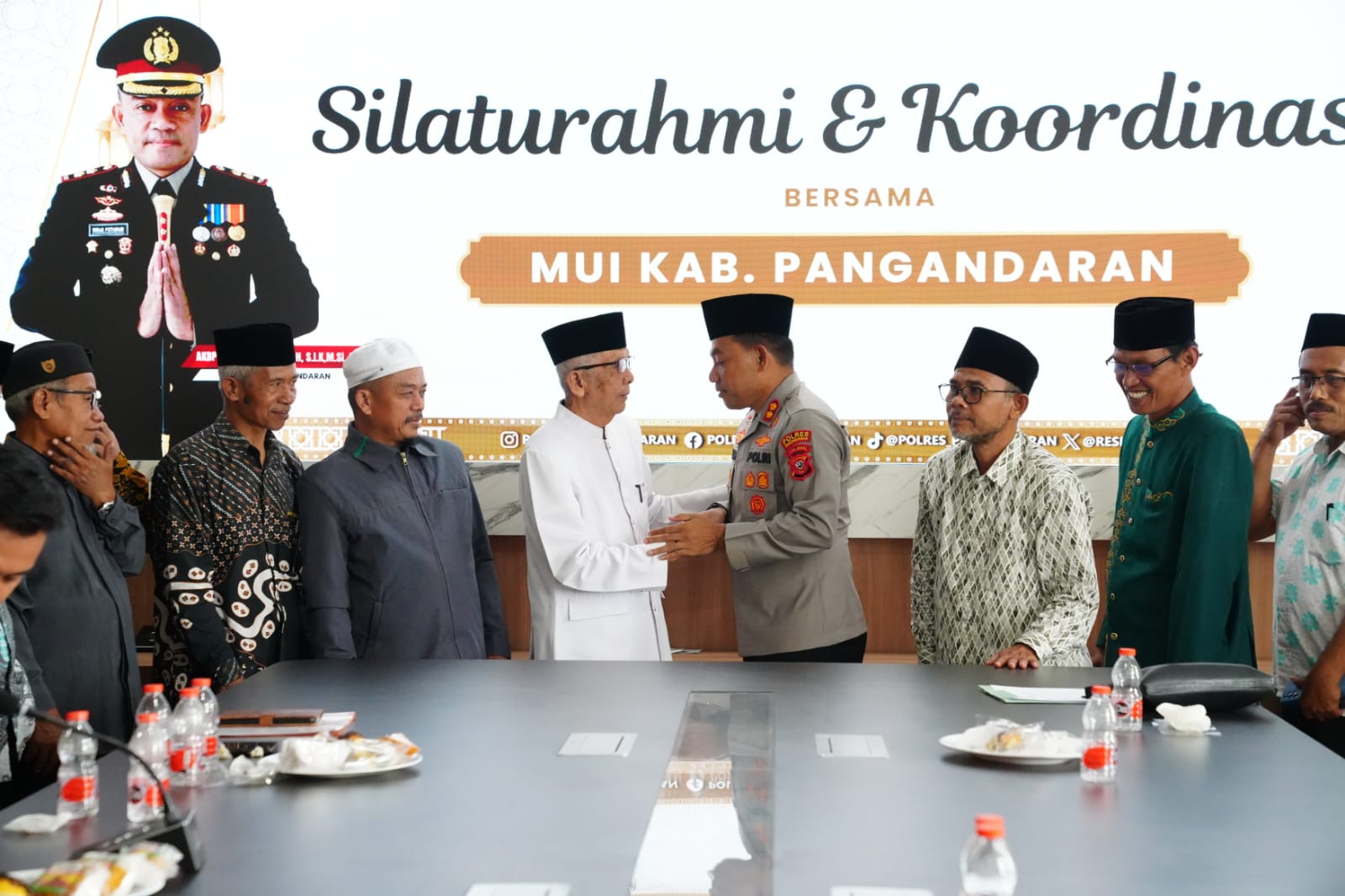 Silaturahmi Kapolres dan MUI Pangandaran, Komitmen Bersama Jaga Moralitas dan Kamtibmas