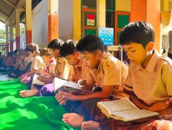 Pelajar di Pangandaran Laksanakan Sholat Dhuha Program Karakter Melesat Terbukti Efektif di Pangandaran