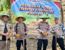 Dukung Ketahanan Pangan Nasional, Polres Pangandaran Tanam Jagung di Lahan 11 Hektare