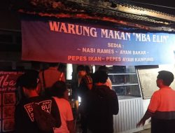 Kapolsek Pangandaran Sigap Tangani Kebakaran Warung Nasi di Pasar Pananjung