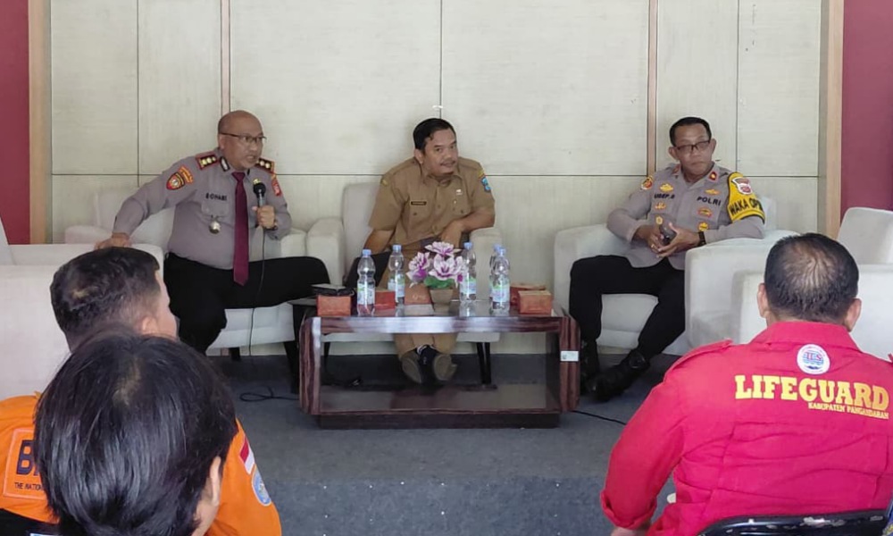 Audit Keamanan Pantai di Pangandaran, Ditpamobvit Polda Jabar Turun Lapangan