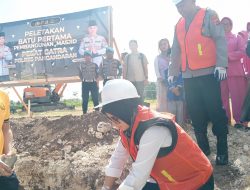 Bupati Citra Pitriyami Letakan Batu Pertama Pembangunan Masjid Jamie Polres Pangandaran