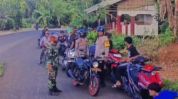 Polsek Langkaplancar Pangandaran Amankan Kendaraan Berknalpot Brong