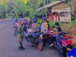 Polsek Langkaplancar Pangandaran Amankan Kendaraan Berknalpot Brong