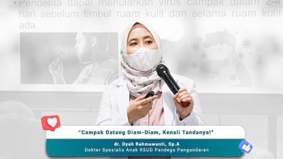 RSUD Pandega Pangandaran Gelar NGOBATAN: “Campak Datang Diam-Diam, Kenali Tandanya!”