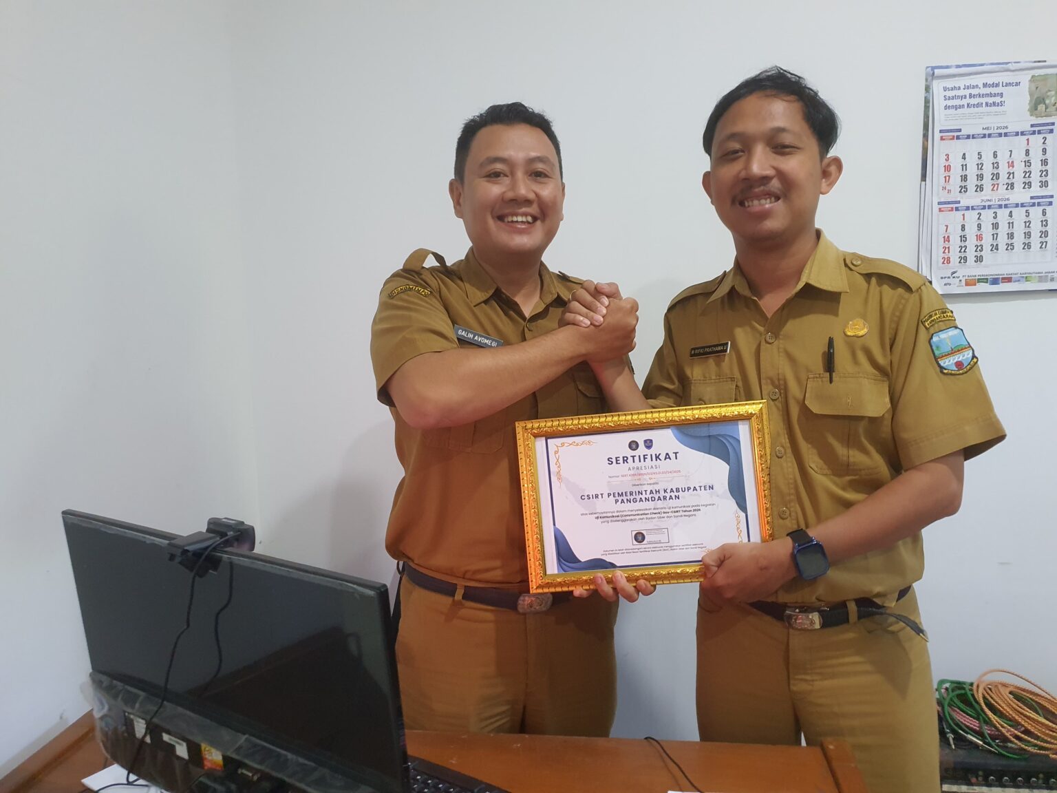 Perkuat Pertahanan Siber, CSIRT Pemkab Pangandaran Lulus Uji Komunikasi Nasional BSSN 1 Perkuat Pertahanan Siber, CSIRT Pemkab Pangandaran Lulus Uji Komunikasi Nasional BSSN