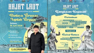 Padukan Tradisi Pesisir dan Religi, Saksikan Hajat Laut Pangandaran 2026, Berikut Jadwalnya