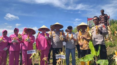Polres Pangandaran Dukung Lomba Ketahanan Pangan Polda Jabar Sambut Hari Bhayangkara ke-80