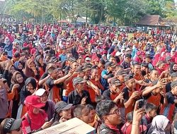 Peringati Hari Bung Karno, Ribuan Warga Tumpah Penuhi Lapangan Merdeka Pangandaran