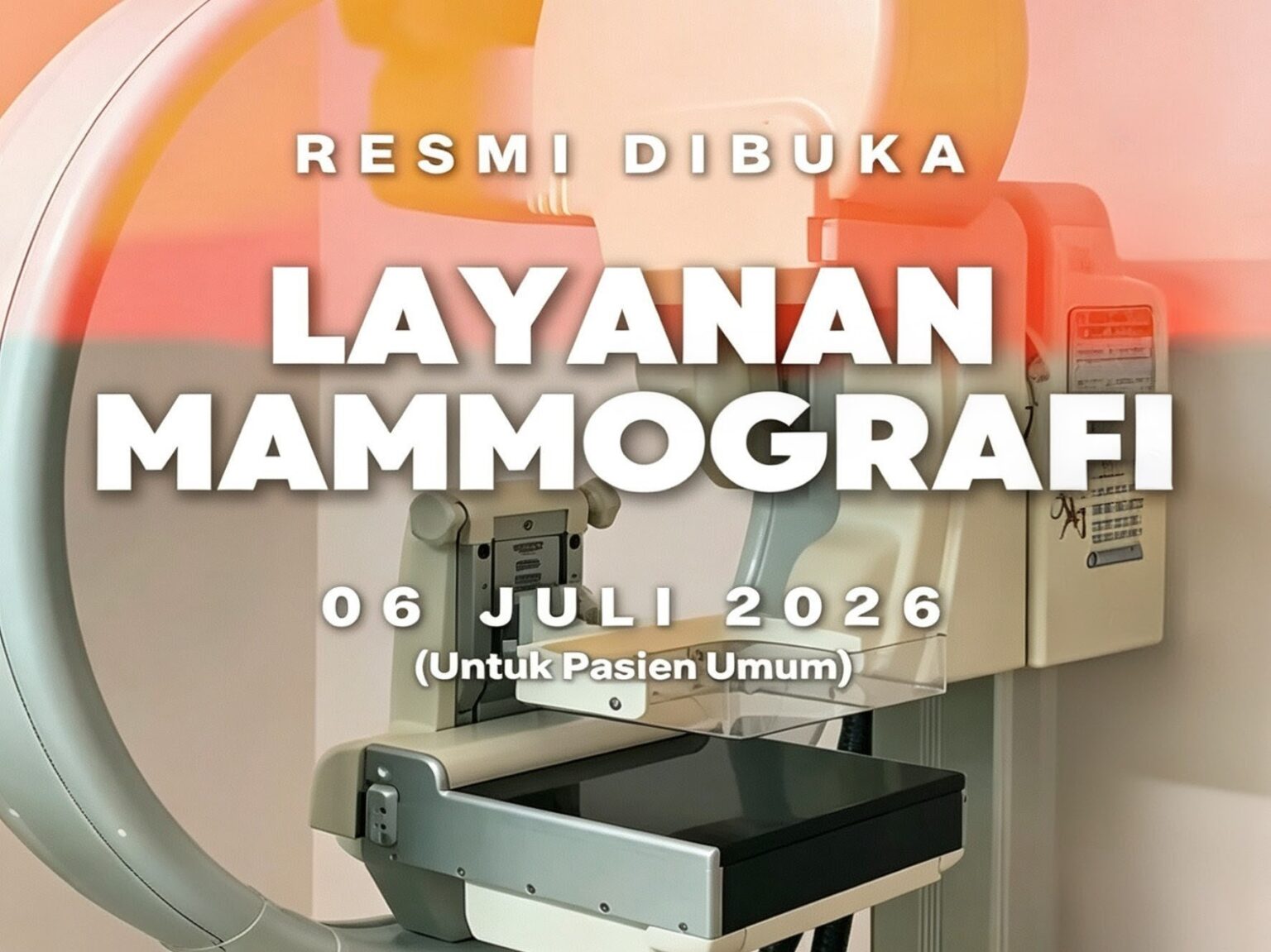 RSUD Pandega Resmi Buka Layanan Mamografi untuk Deteksi Dini Kanker Payudara